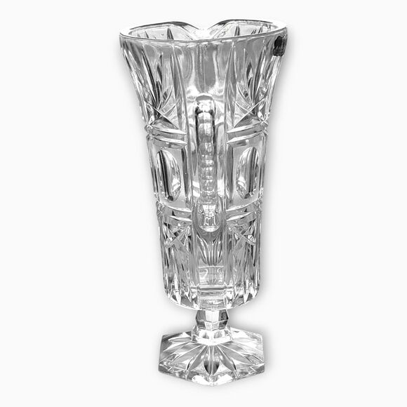 Genuine Over 24 Pbo Hand Cut Lead Crystal Made in Italy Large Pitcher 12 Inches - Picture 5 of 13